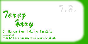 terez hary business card
